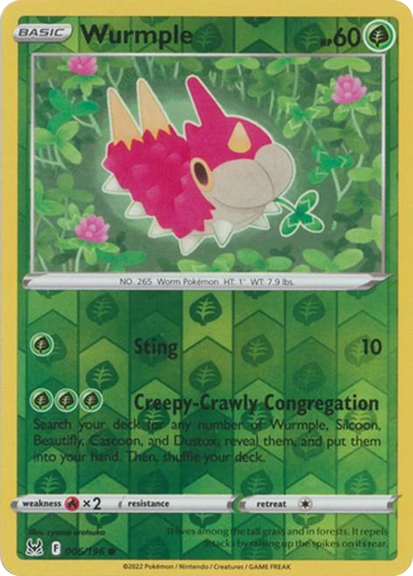 Wurmple — Lost Origin #006 / 196