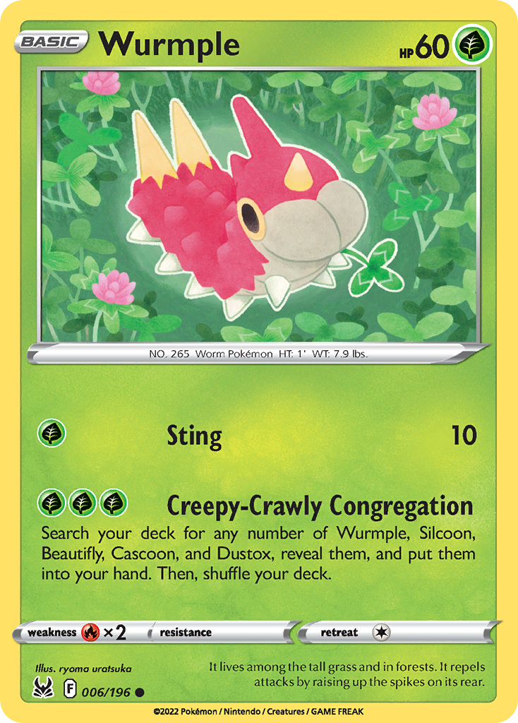 Wurmple — Lost Origin #006 / 196