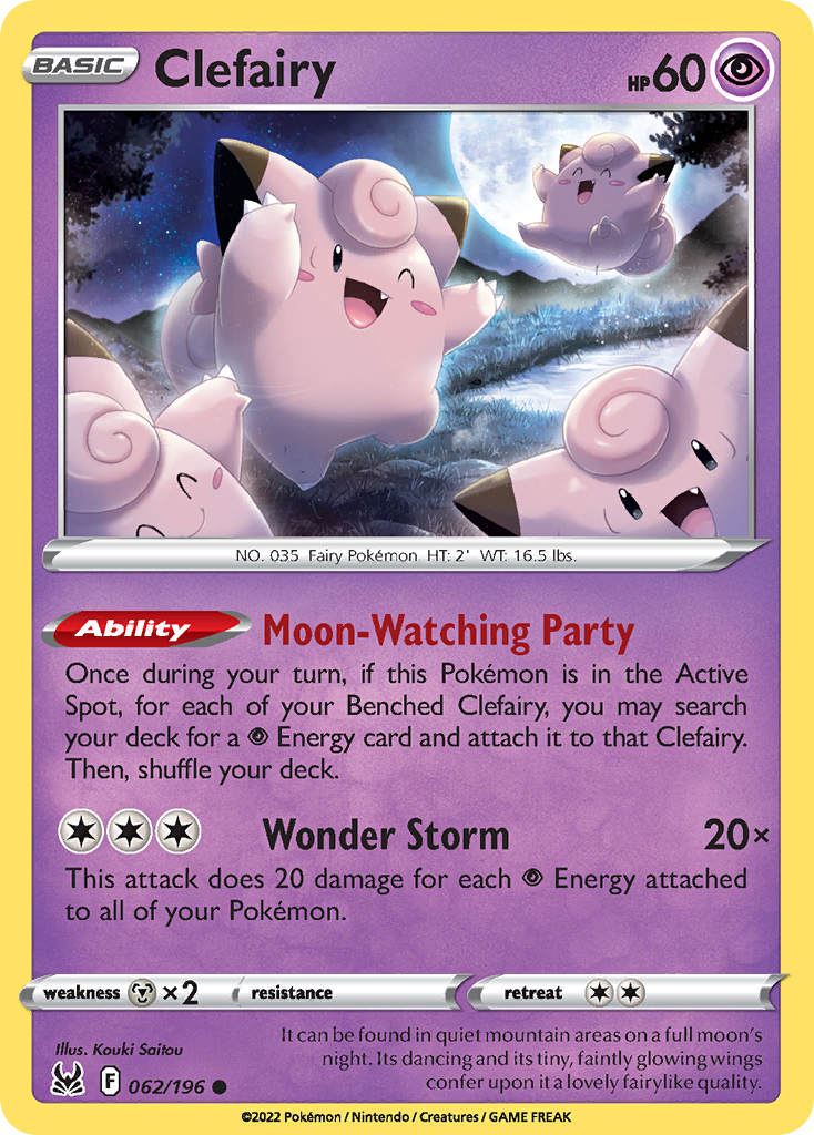 Clefairy — Lost Origin #062 / 196