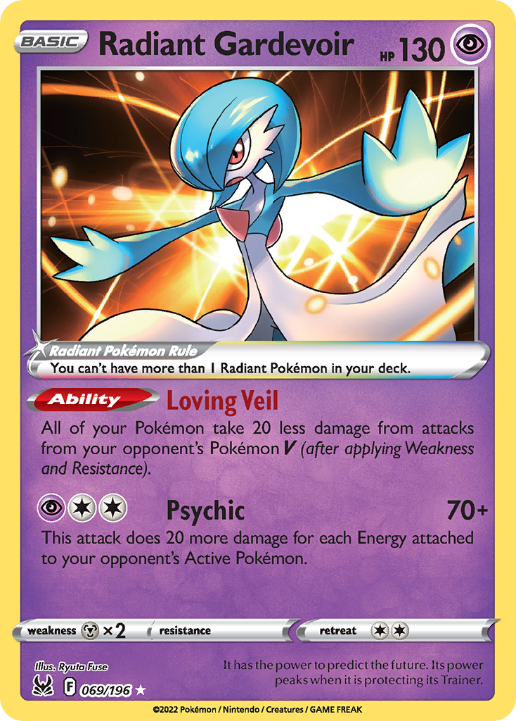 Radiant Gardevoir — Lost Origin #069 / 196