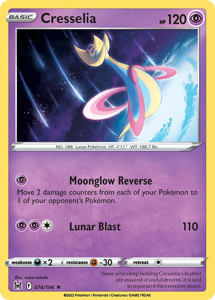 Cresselia — Lost Origin #074 / 196