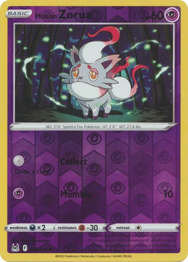 Hisuian Zorua — Lost Origin #075 / 196