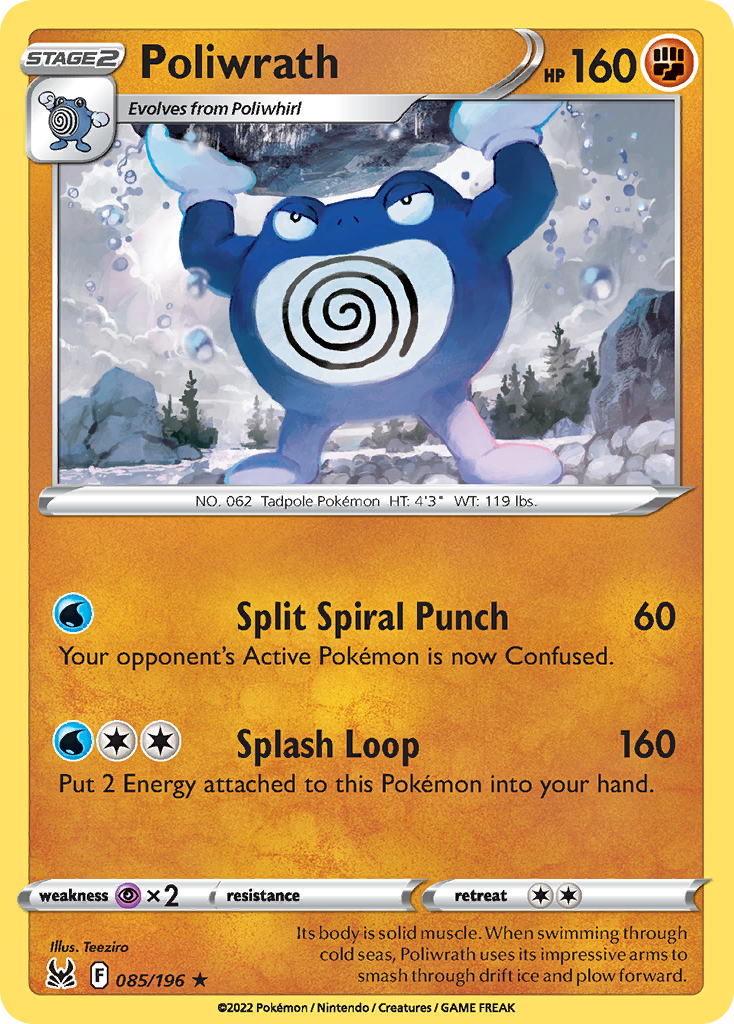 Poliwrath — Lost Origin #085 / 196
