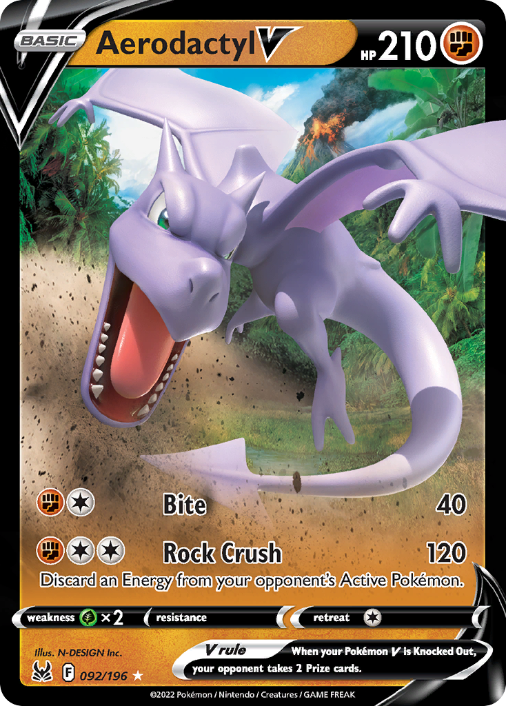 Aerodactyl V — Lost Origin #092 / 196