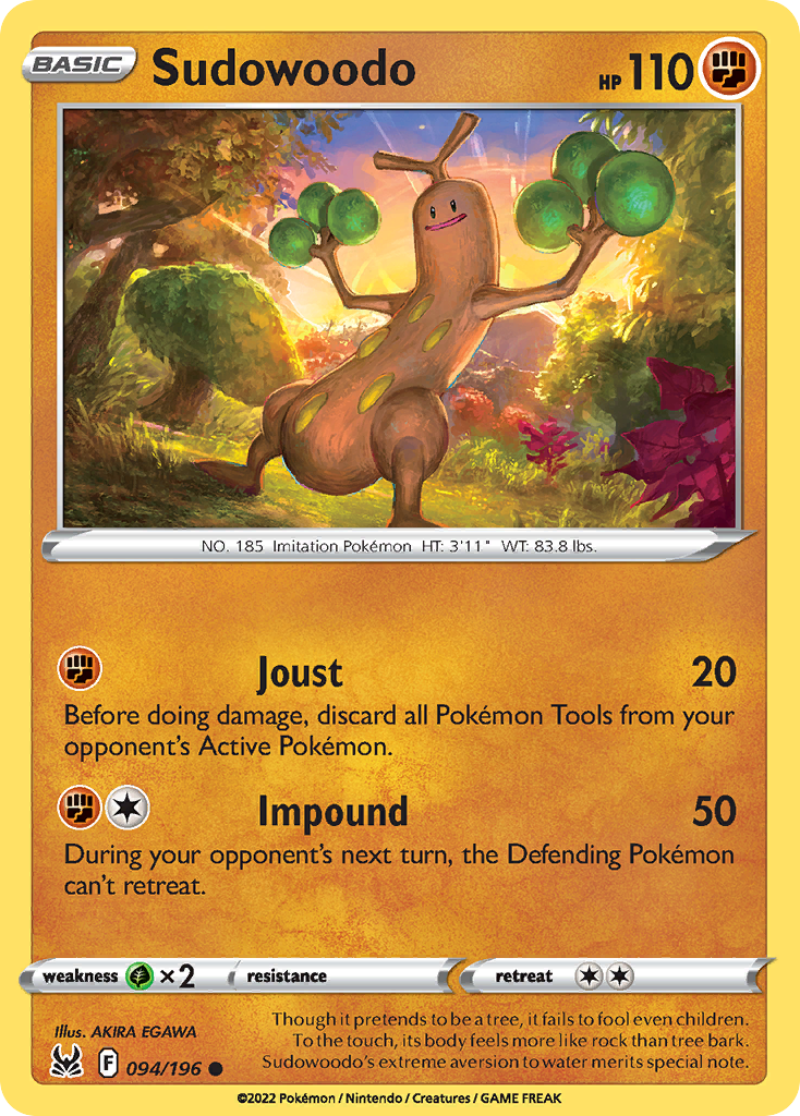 Sudowoodo — Lost Origin #094 / 196