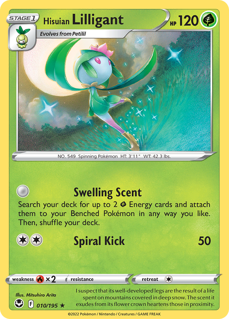 Hisuian Lilligant — Silver Tempest #010 / 195