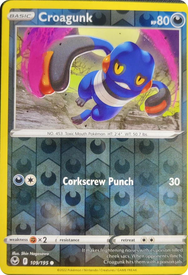 Croagunk — Silver Tempest #109 / 195