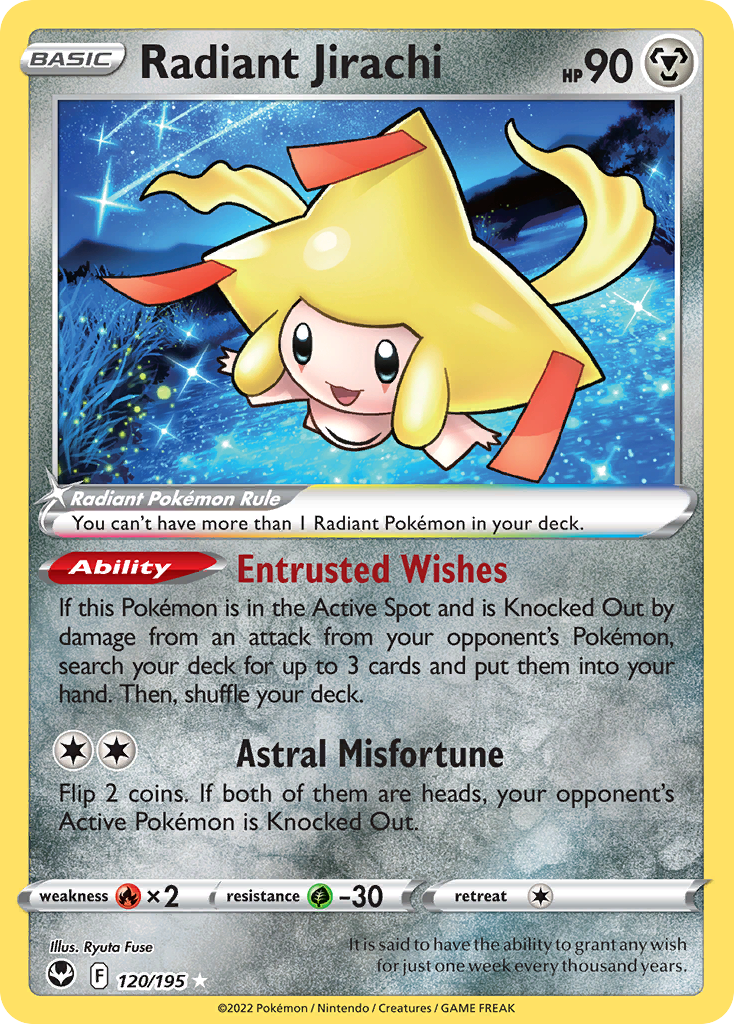 Radiant Jirachi — Silver Tempest #120 / 195