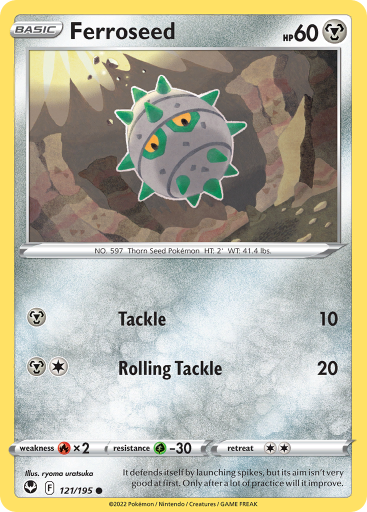 Ferroseed — Silver Tempest #121 / 195