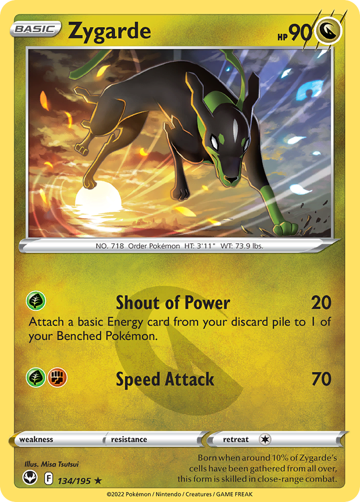 Zygarde — Silver Tempest #134 / 195