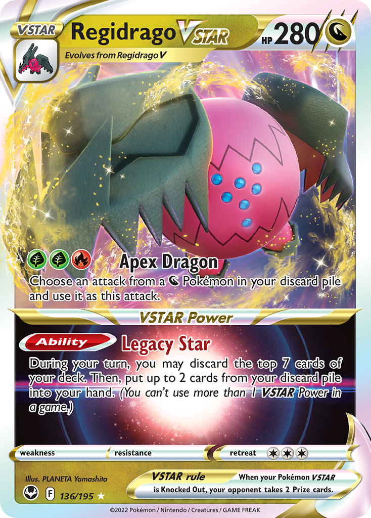 Regidrago VSTAR — Silver Tempest #136 / 195