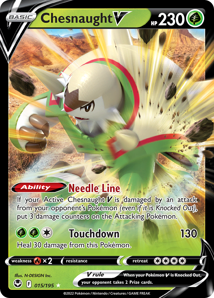 Chesnaught V — Silver Tempest #015 / 195