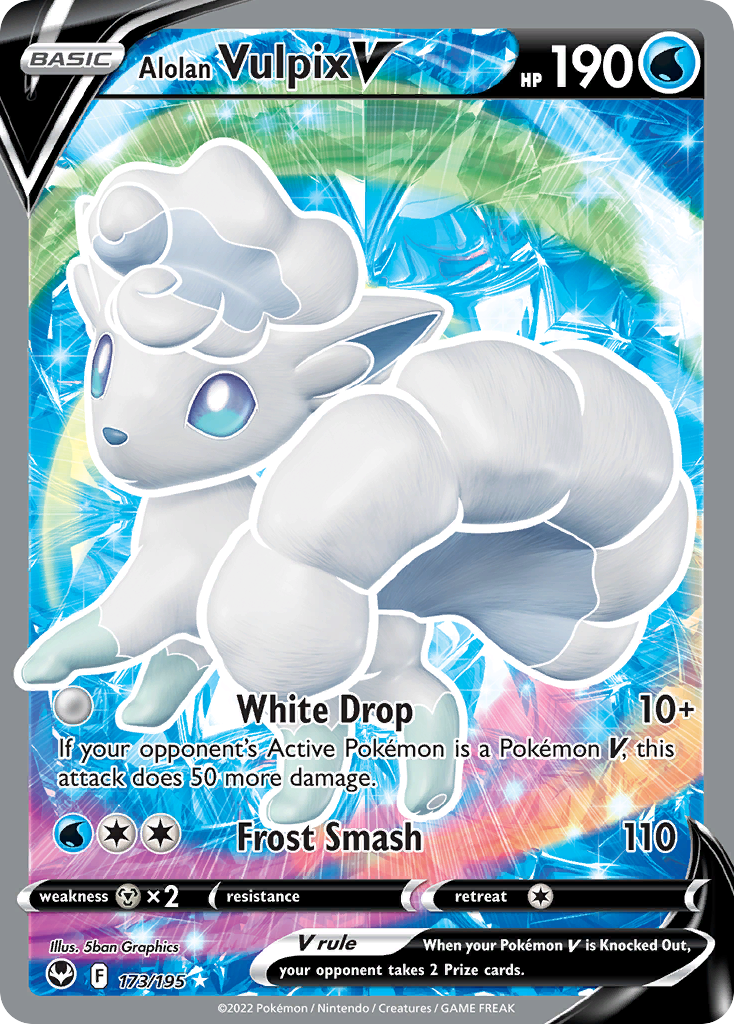 Alolan Vulpix V — Silver Tempest #173 / 195