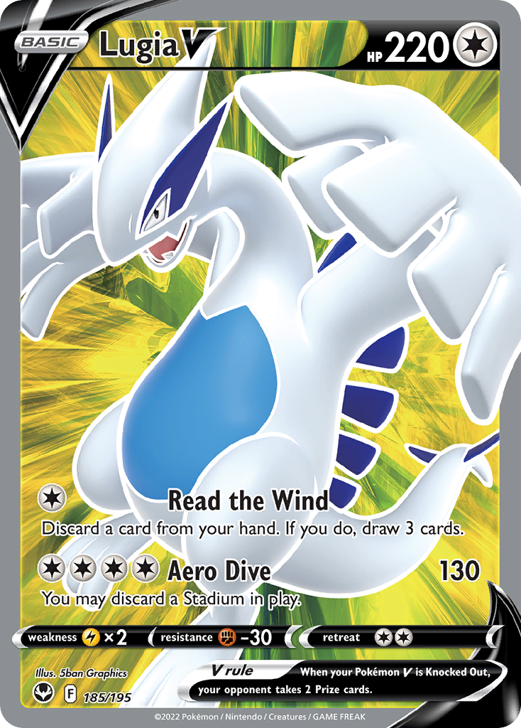 Lugia V — Silver Tempest #185 / 195