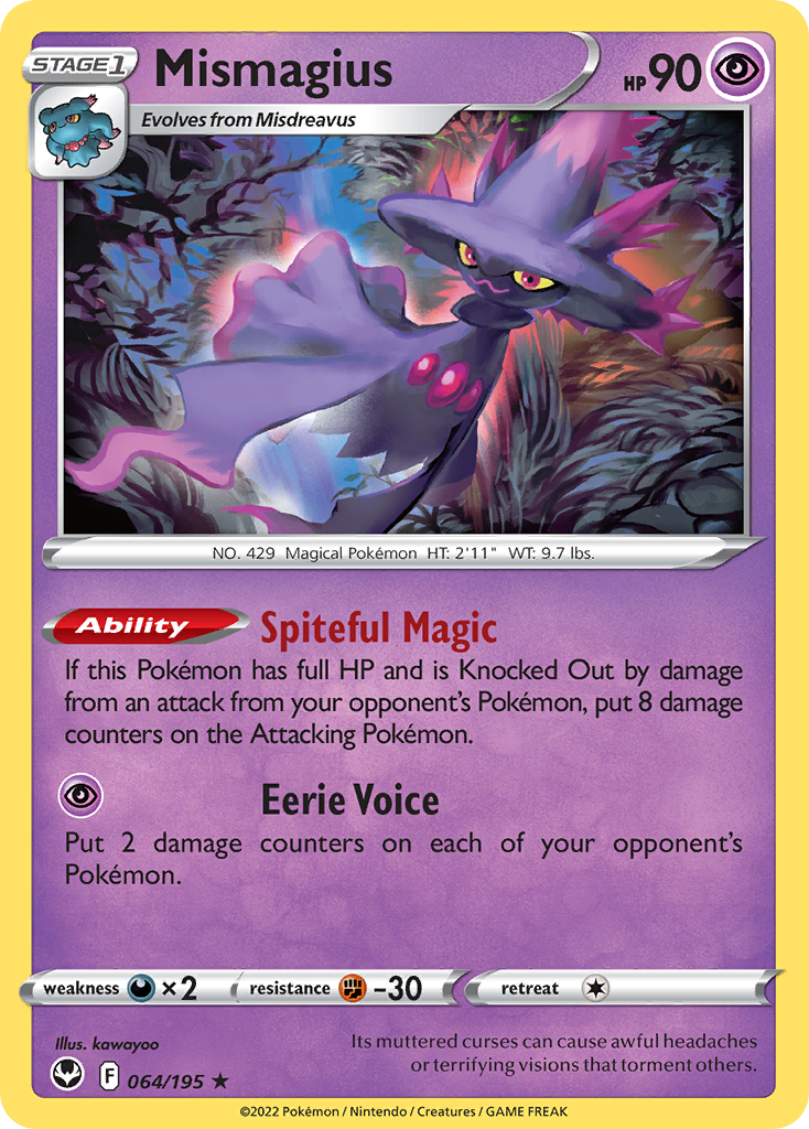Mismagius — Silver Tempest #064 / 195