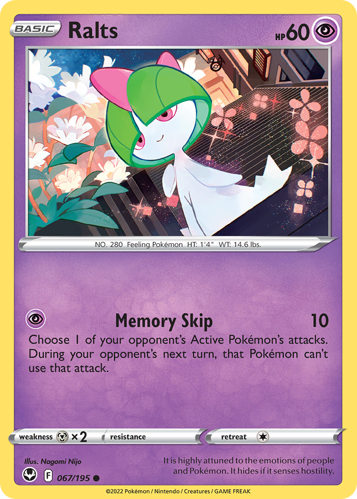 Ralts — Silver Tempest #067 / 195