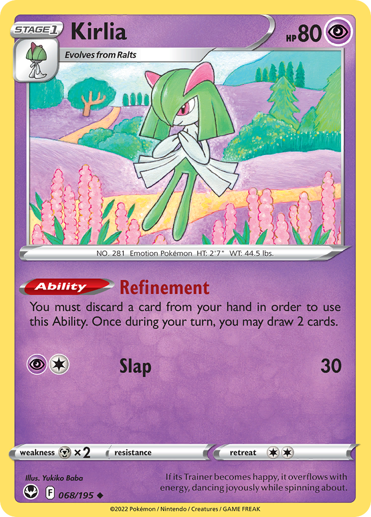 Kirlia — Silver Tempest #068 / 195