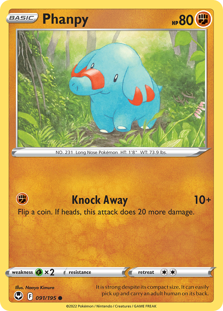 Phanpy — Silver Tempest #091 / 195