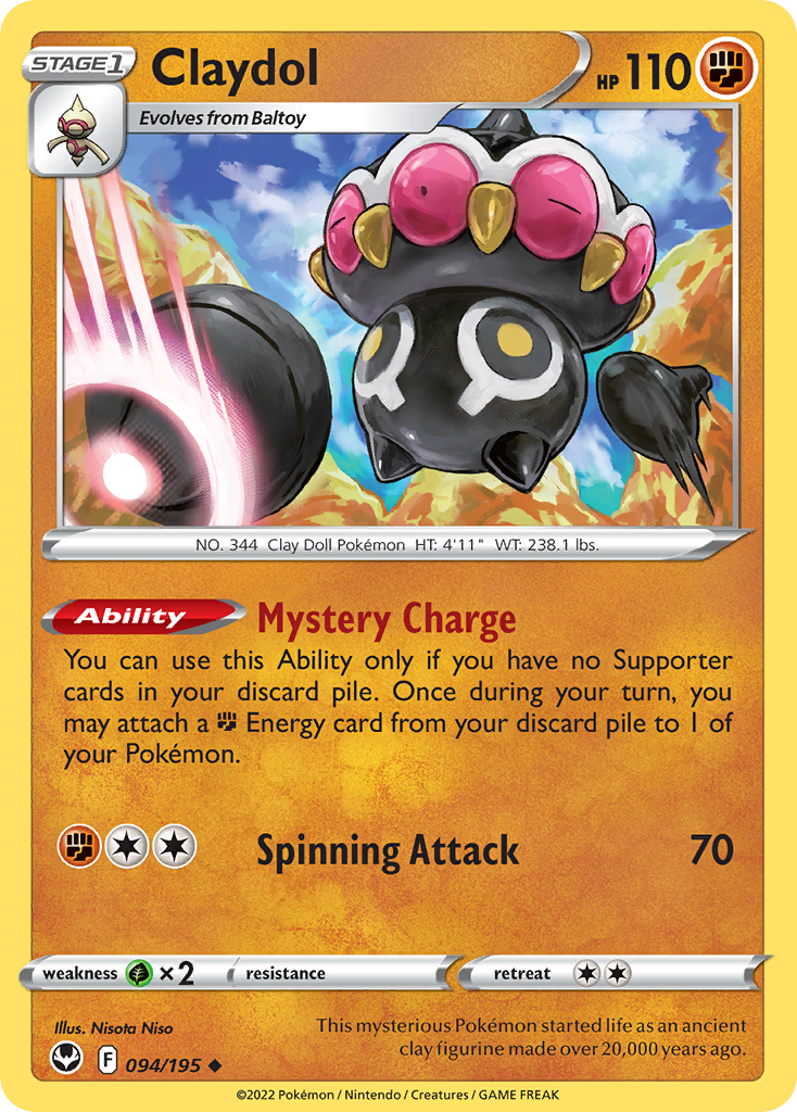Claydol — Silver Tempest #094 / 195