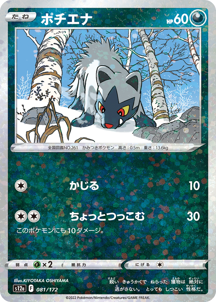 Poochyena - 081/172 (Mirror Holofoil) — VSTAR Universe #081 / 172