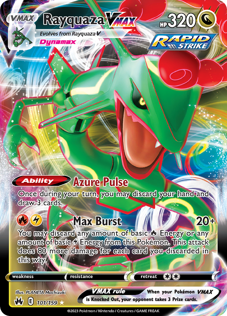 Rayquaza VMAX — Crown Zenith #101 / 159
