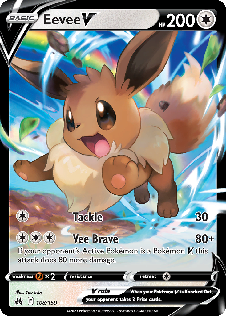 Eevee V — Crown Zenith #108 / 159