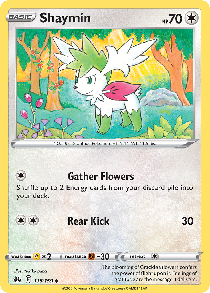Shaymin — Crown Zenith #115 / 159