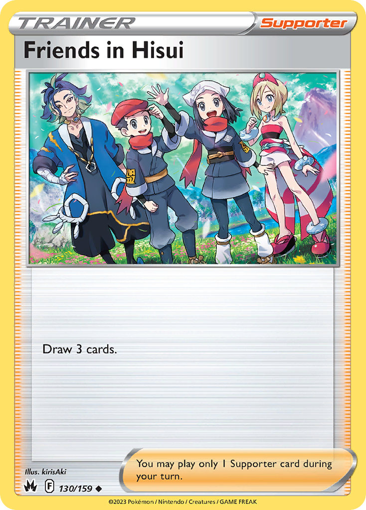 Friends in Hisui — Crown Zenith #130 / 159