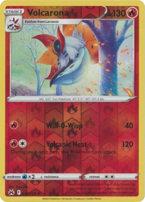 Volcarona — Crown Zenith #025 / 159