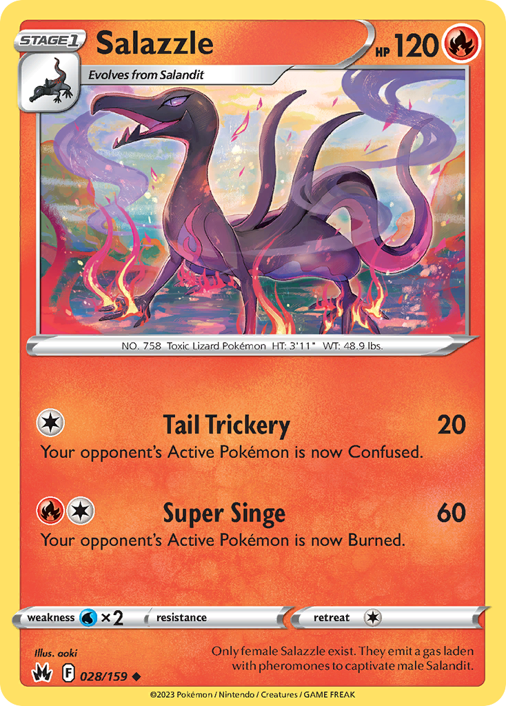 Salazzle — Crown Zenith #028 / 159