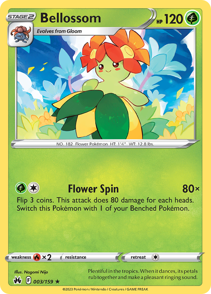 Bellossom — Crown Zenith #003 / 159