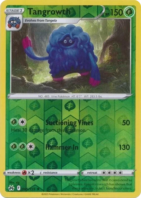 Tangrowth — Crown Zenith #005 / 159