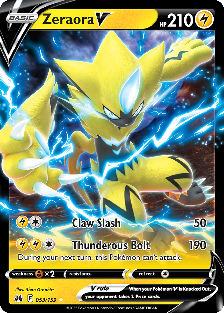 Zeraora V — Crown Zenith #053 / 159