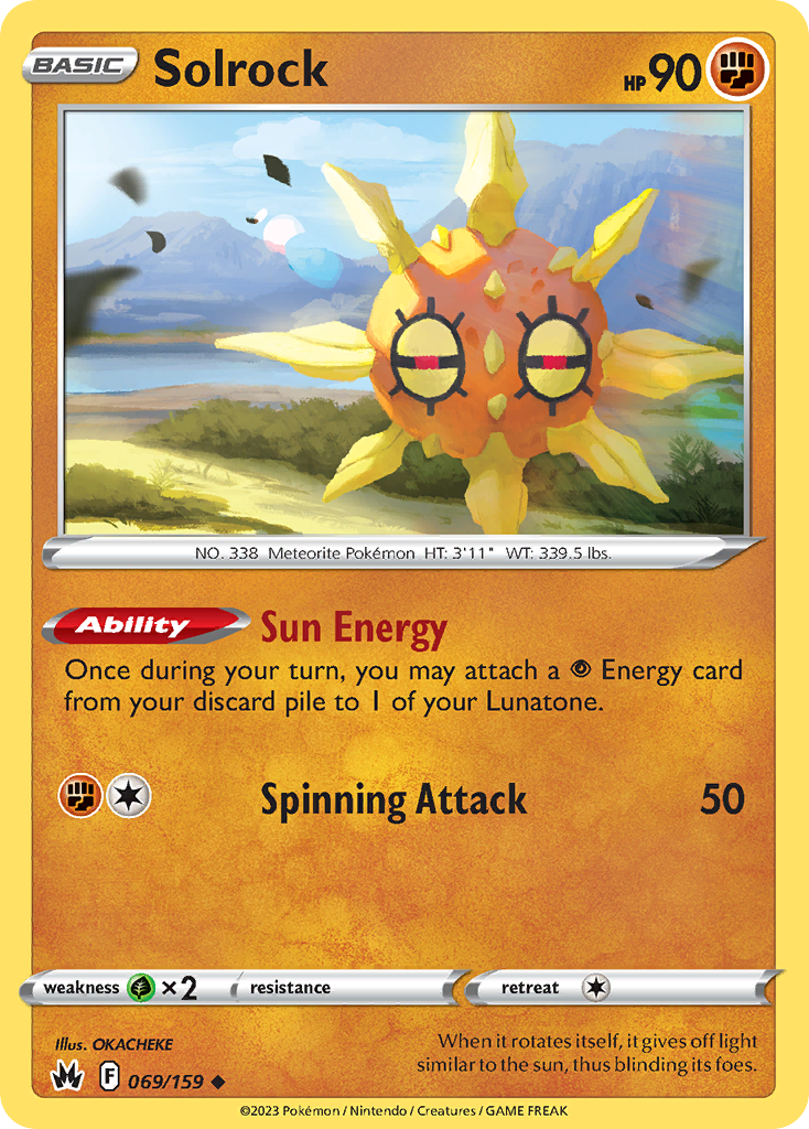 Solrock — Crown Zenith #069 / 159