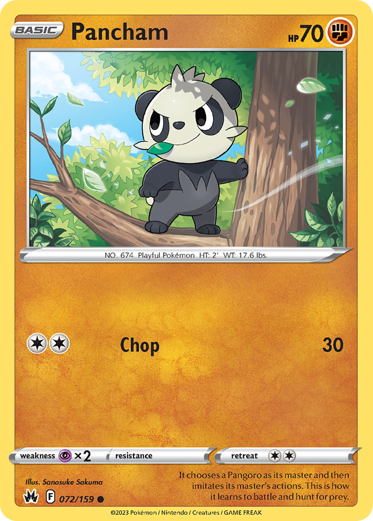 Pancham — Crown Zenith #072 / 159