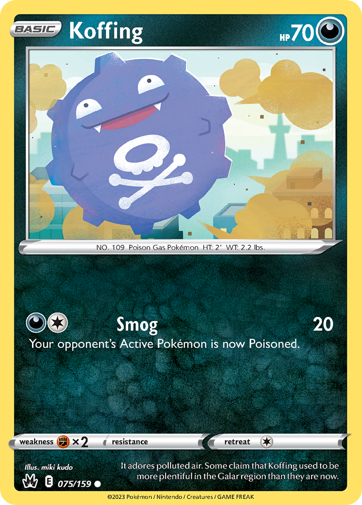 Koffing — Crown Zenith #075 / 159