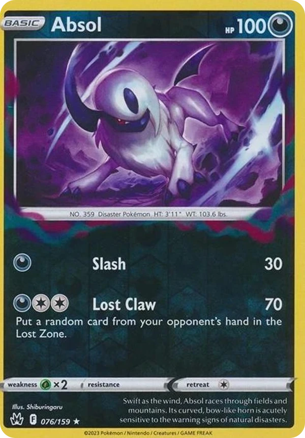 Absol — Crown Zenith #076 / 159
