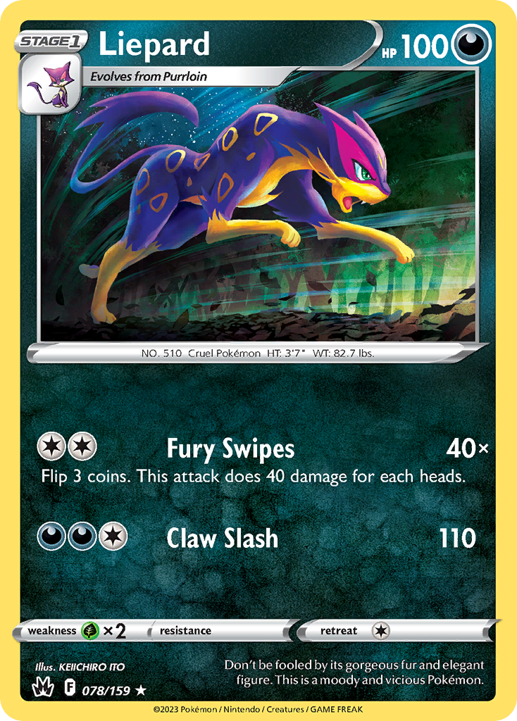 Liepard — Crown Zenith #078 / 159