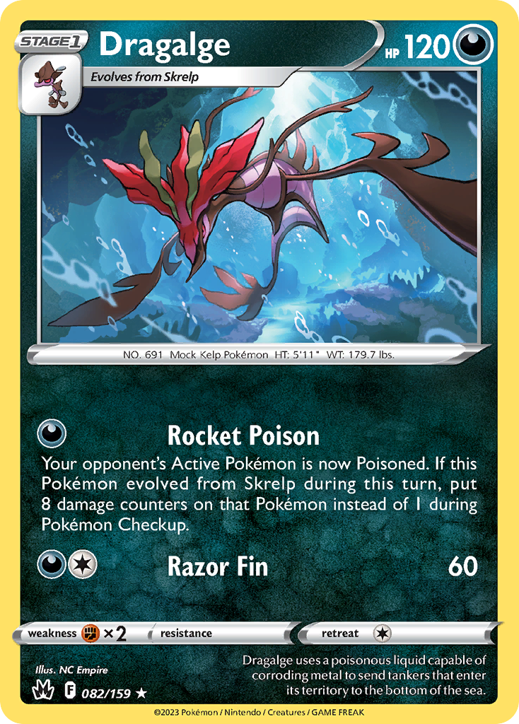 Dragalge — Crown Zenith #082 / 159
