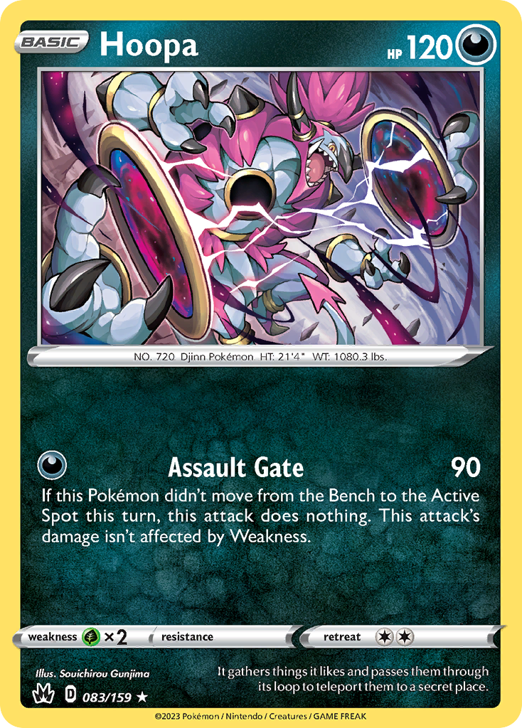 Hoopa — Crown Zenith #083 / 159