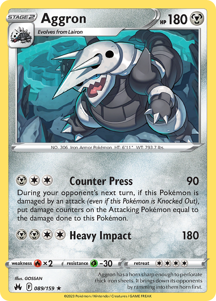 Aggron — Crown Zenith #089 / 159