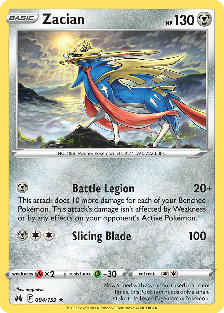 Zacian — Crown Zenith #094 / 159