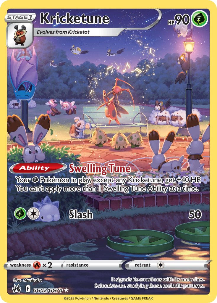 Kricketune — Crown Zenith Galarian Gallery #002 / 70