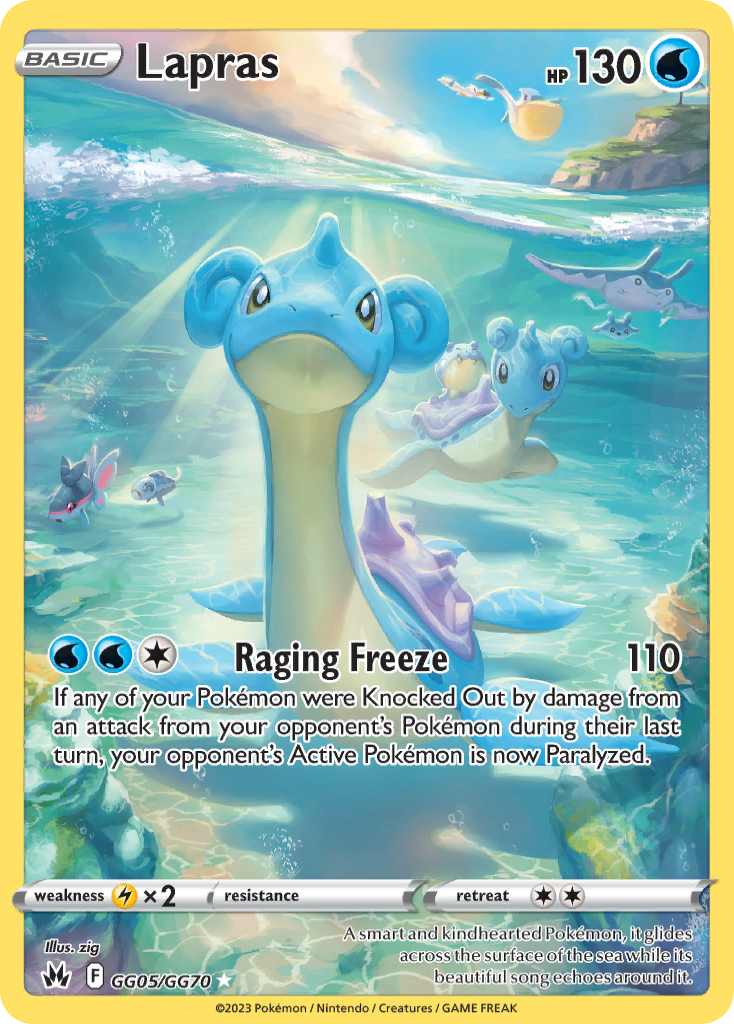 Lapras — Crown Zenith Galarian Gallery #005 / 70