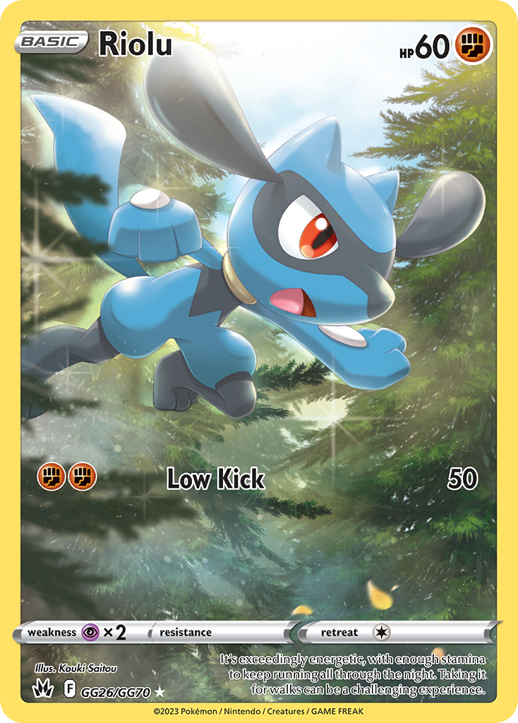 Riolu — Crown Zenith Galarian Gallery #026 / 70