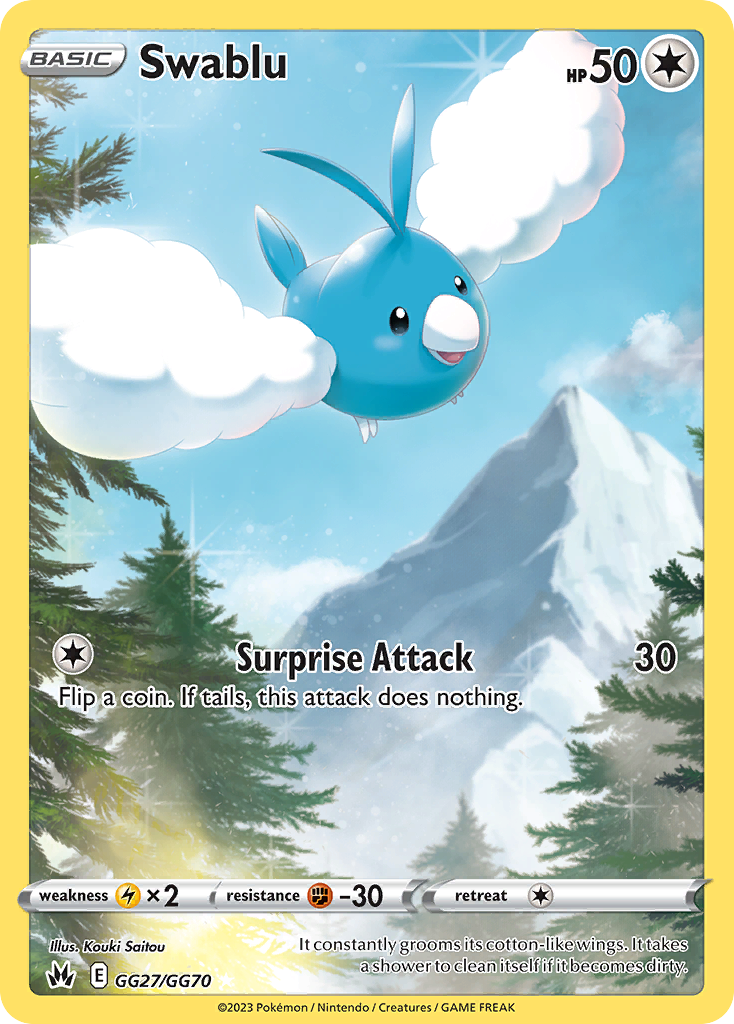 Swablu — Crown Zenith Galarian Gallery #027 / 70