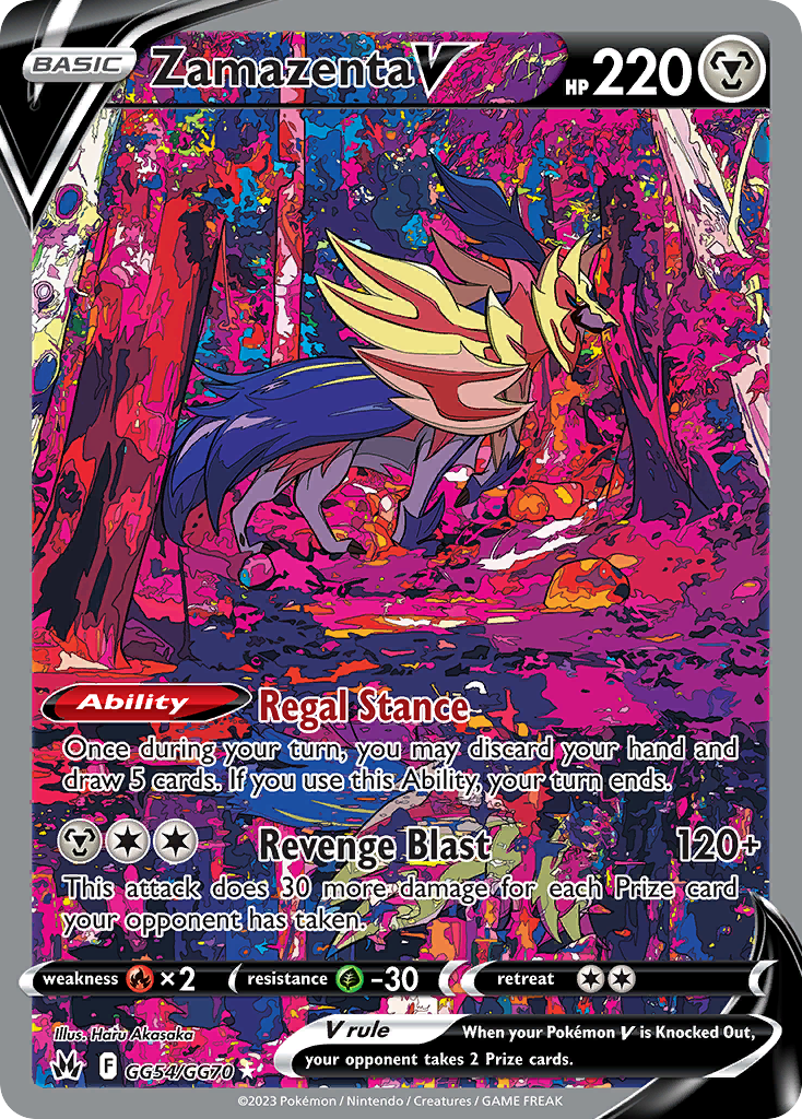 Zamazenta V — Crown Zenith Galarian Gallery #054 / 70