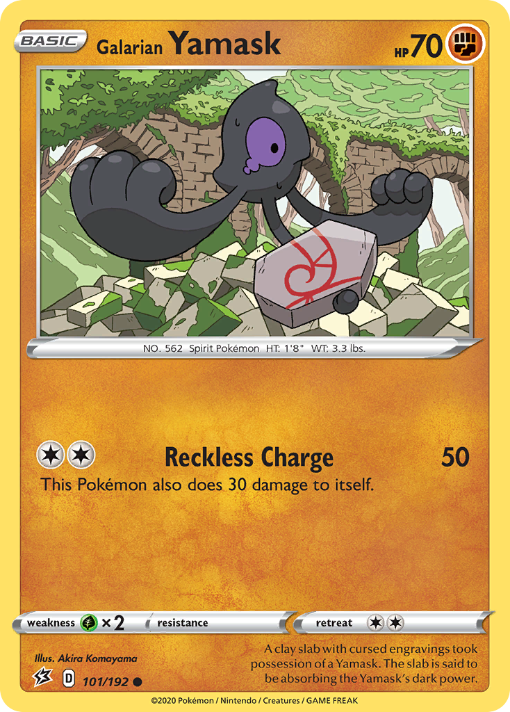 Galarian Yamask — Rebel Clash #101 / 192