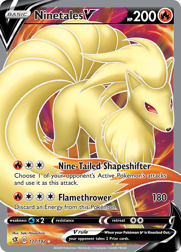 Ninetales V — Rebel Clash #177 / 192