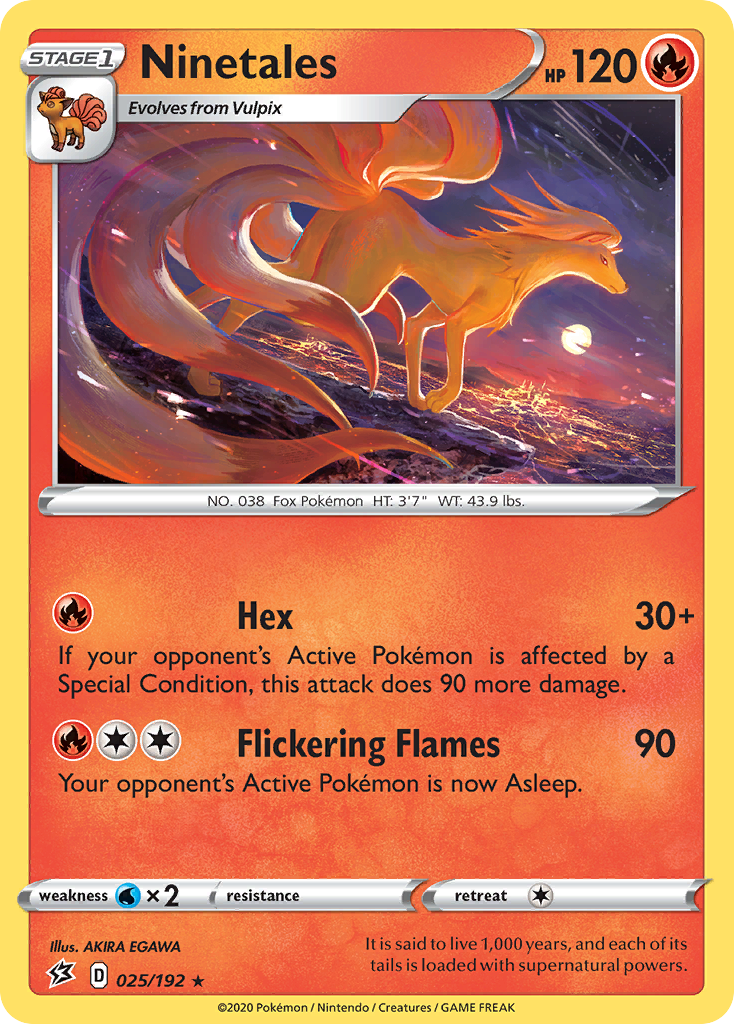 Ninetales — Rebel Clash #025 / 192